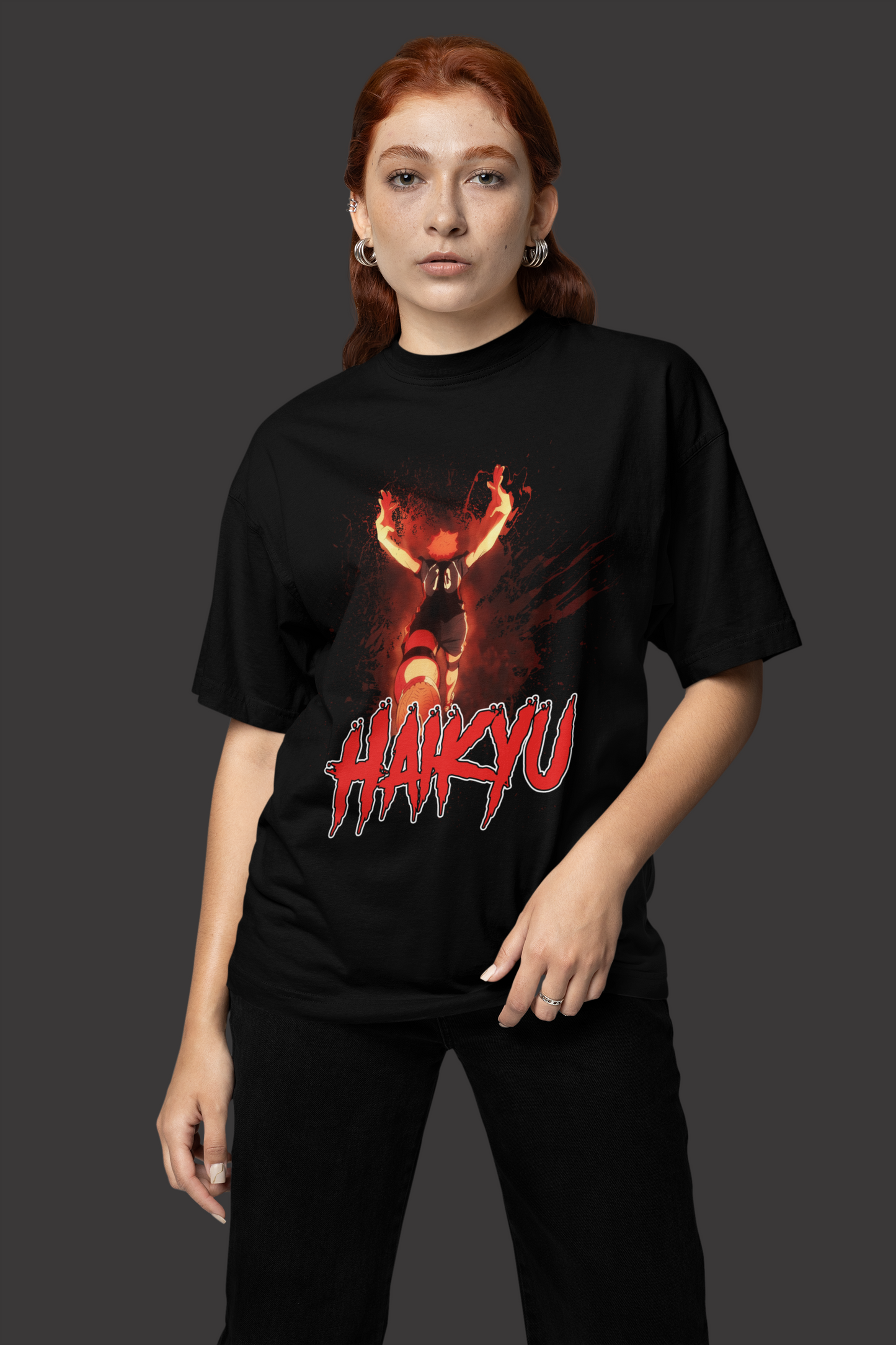 Haikyu Anime Unisex Oversized  tshirt